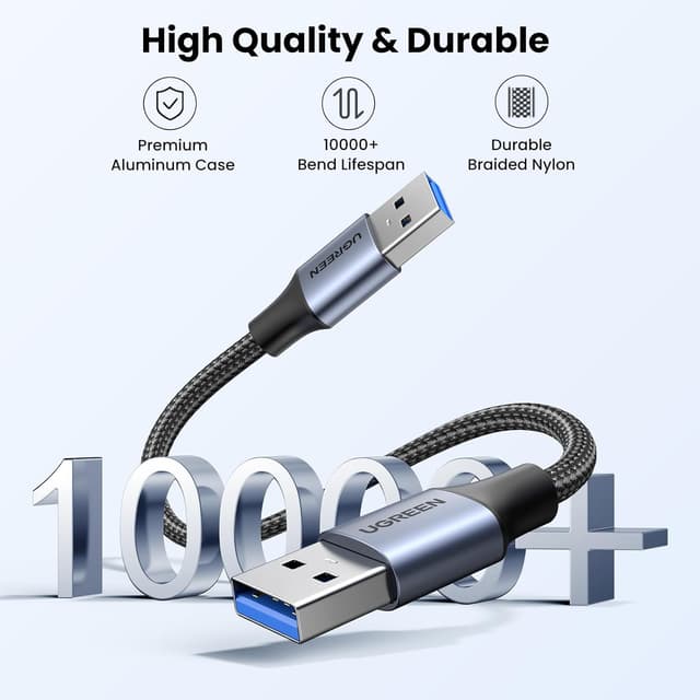 Thumbnail 6 de UGREEN USB 3.0 A‑to‑A braided cable 2m