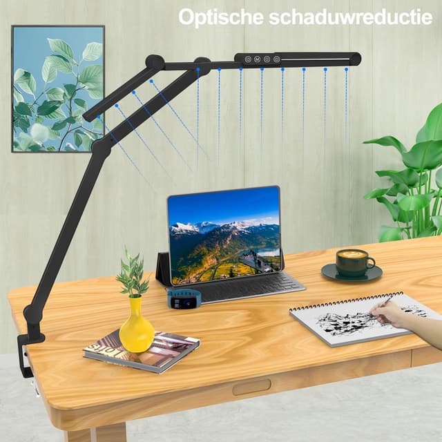 Thumbnail 5 de Superhelle 24W LED Schreibtischlampe 1500 Lumen