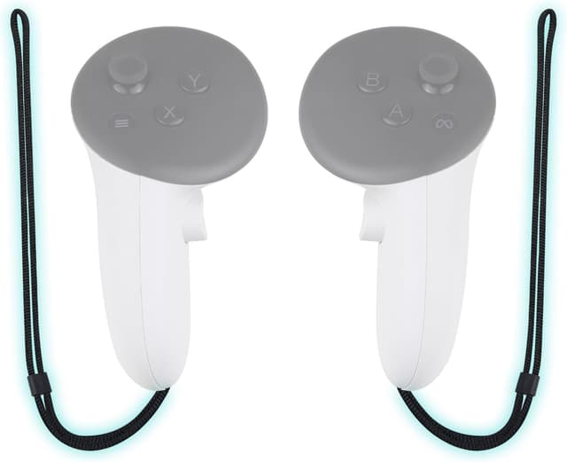 Detalle de SOULWIT replacement wrist straps (1 pair) for Quest 3 / Quest 3S – adjustable DIY hand straps, black