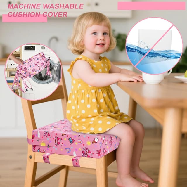 Detalle de Booster seat cushion 3-point straps 32x32x10cm