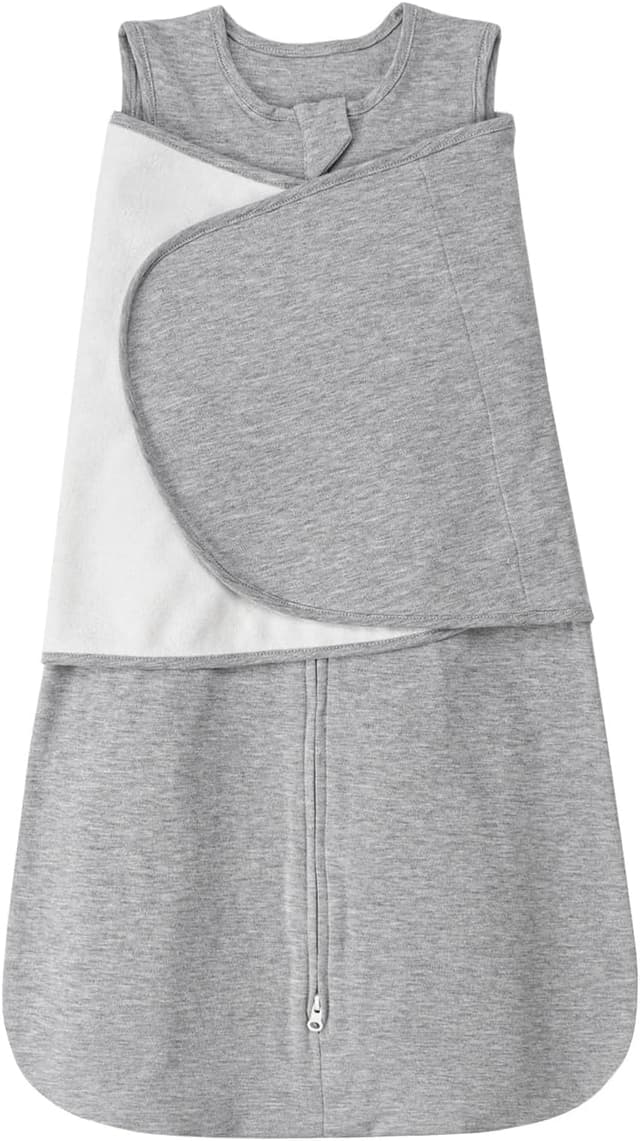 Detalle de ZIGJOY Newborn Sleeping Bag Swaddle Wrap 1.0 TOG (100% cotton) – Grey