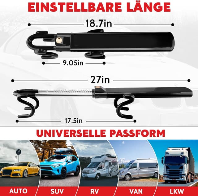 Thumbnail 6 de Tevlaphee Lenkradkralle Lenkradschloss