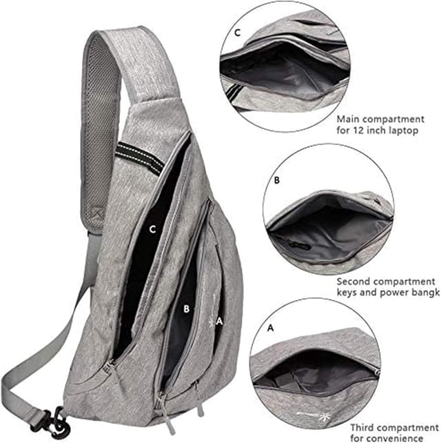 Thumbnail 4 de SUNSEATON Zaino Monospalla Impermeabile 22L