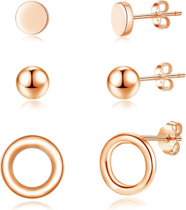 Imagen de Loutade Ohrstecker Silber 925 3er Set en OfertitasTOP