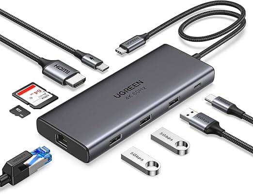 Imagen de UGREEN Revodok Pro 109: Hub USB C 10Gbps con HDMI 4K 🌐 en OfertitasTOP