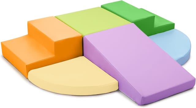 Imagen de Wilwolfer Kids Soft Play Set 6‑pc Grassy Green en OfertitasTOP