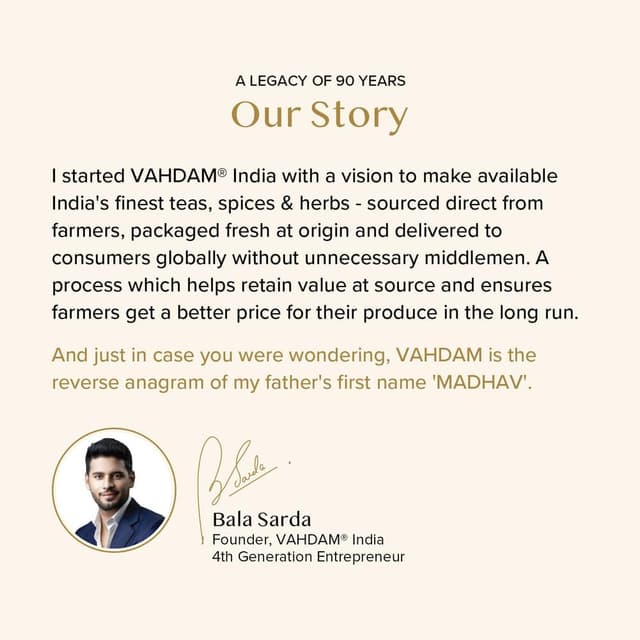 Thumbnail 7 de VAHDAM Té Herbal Cúrcuma y Moringa 🌿 - 100 Bolsitas Piramidales