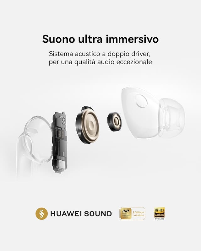 Thumbnail 3 de Huawei FreeBuds Pro 5 Grigio e Huawei Band 10 Nero