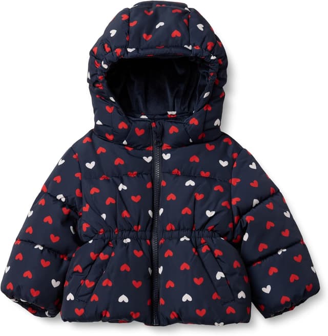 Thumbnail 6 de Amazon Essentials Girl’s Water-Resistant Hooded Puffer Jacket (with velour lining and removable hood)