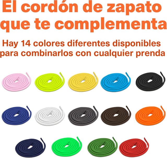 Thumbnail 3 de TBOC Cordones Redondos 5 mm para Calzado