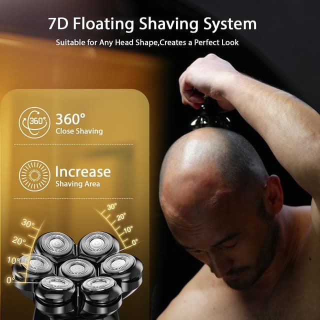 Detalle de Electric Head Shavers 5 in 1 for Men