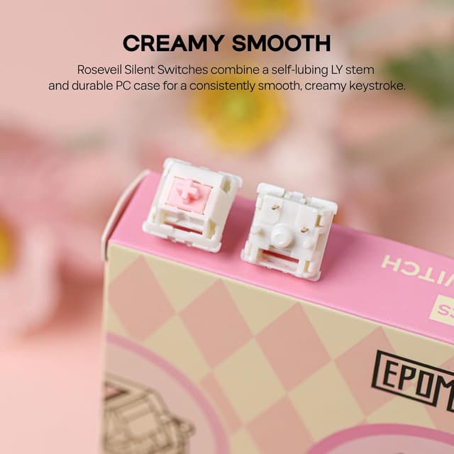 Thumbnail 6 de EPOMAKER Roseveil silent switch 30 pack