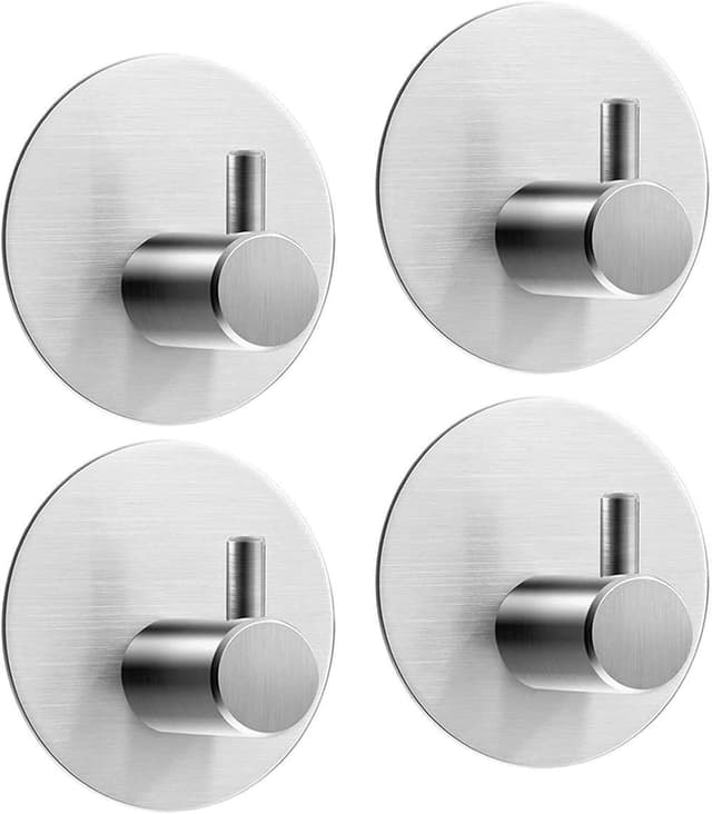 Detalle de Aikzik Self Adhesive Hooks 8kg load, 4 pack