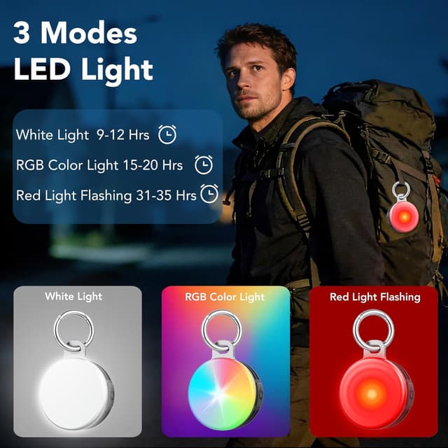 Thumbnail 6 de 2-in-1 Air Tracker Tags 2-Pack Bluetooth Item Finder (Works with Apple Find My) — iOS Only