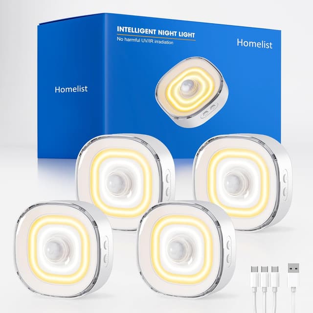 Detalle de Homelist 68-LED COB Nachtlicht mit 100 lm