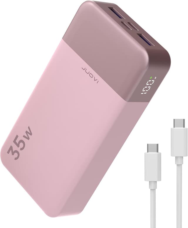 Detalle de JUOVI Power Bank 20000mAh Caricatore portatile 35W con display e 4 porte