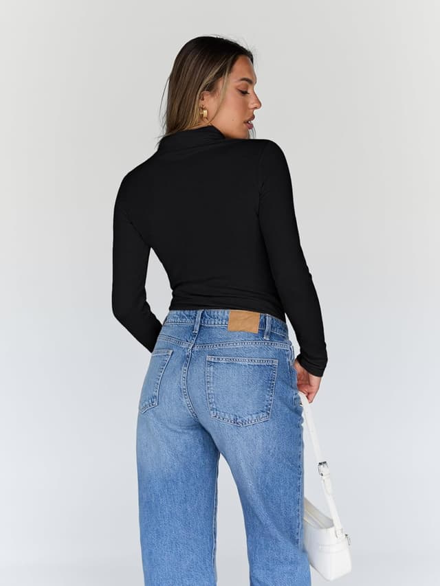 Thumbnail 3 de Trendy Queen Women's Turtleneck Long Sleeve Top