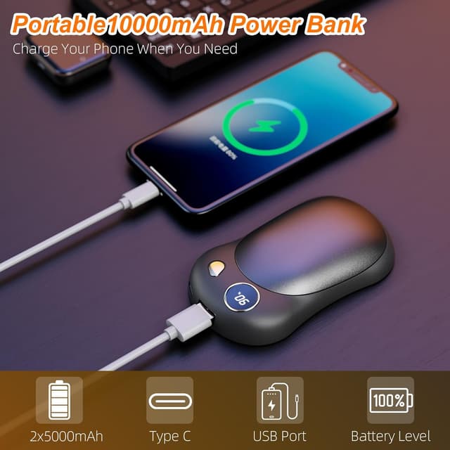 Thumbnail 3 de UODIR Hand Warmer 2-Pack 10000mAh