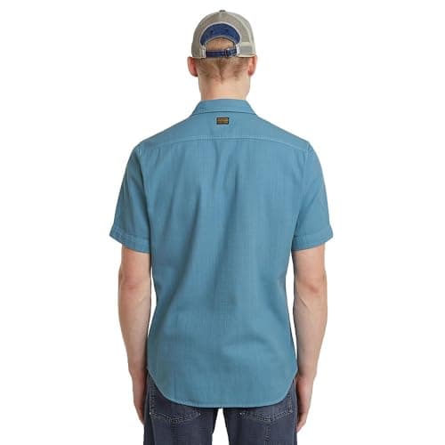Detalle 2 de G-STAR Marine Slim Short Sleeve Shirt S camiseta 1️⃣