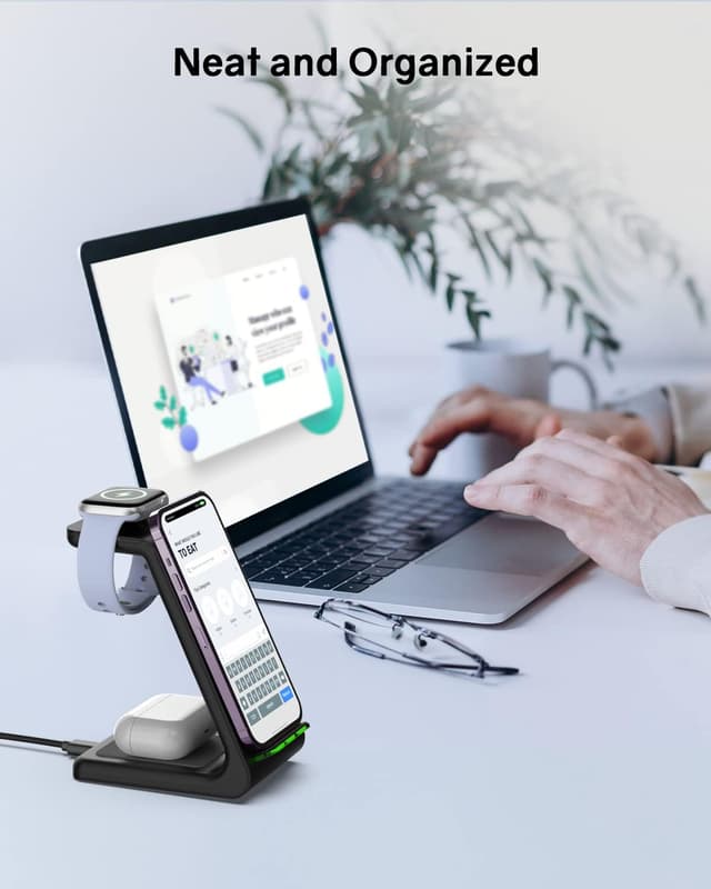 Thumbnail 6 de GEEKERA 3 in 1 wireless charger 4.8oz