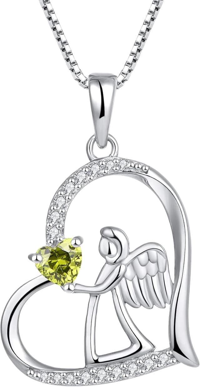 Detalle de FJ Herz Schutzengel Kette 45 cm