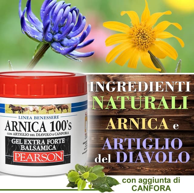 Detalle 2 de Pearson ARNICA 100'S 500ml gel arnica 🐴