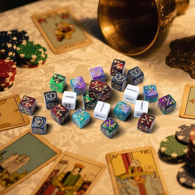 Thumbnail 6 de QUTHZZHY 68stk MTG-Würfelzähler-Set mit D20-Würfeln und Aufbewahrungstasche – für MTG/TCG Gaming-Zubehör