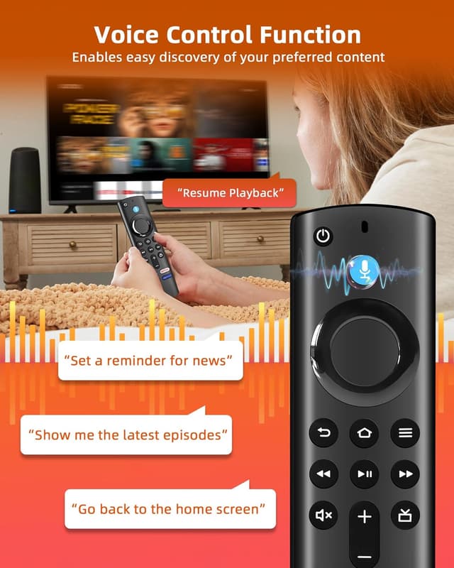 Detalle 1 de Suoxiom Ersatz Sprachfernbedienung bis 10 m