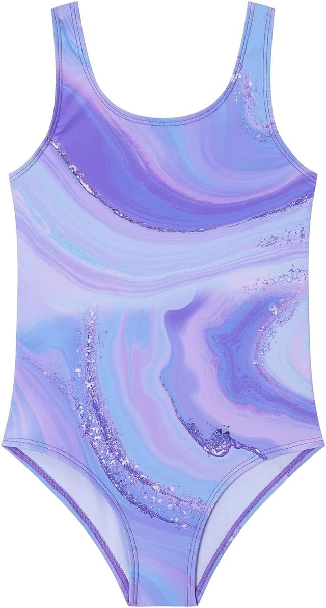 Detalle de Ewbob Mädchen Badeanzug mit Quick-Dry