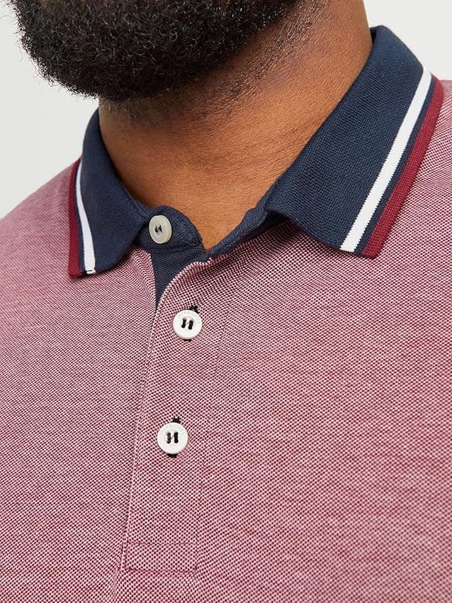 Thumbnail 6 de Jack & Jones Polo SS Noos Hombre, Río Rojo, 4XL