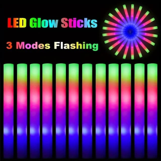 Thumbnail 5 de Easymaidi 56pcs LED foam glow sticks for parties 🎉