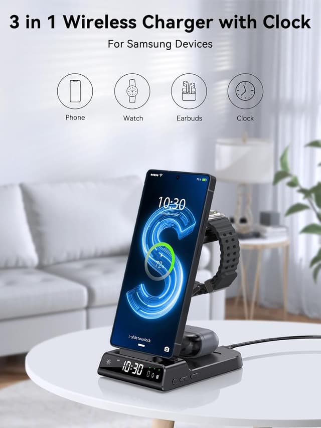 Detalle 2 de Wireless Charger for Samsung Charging Station