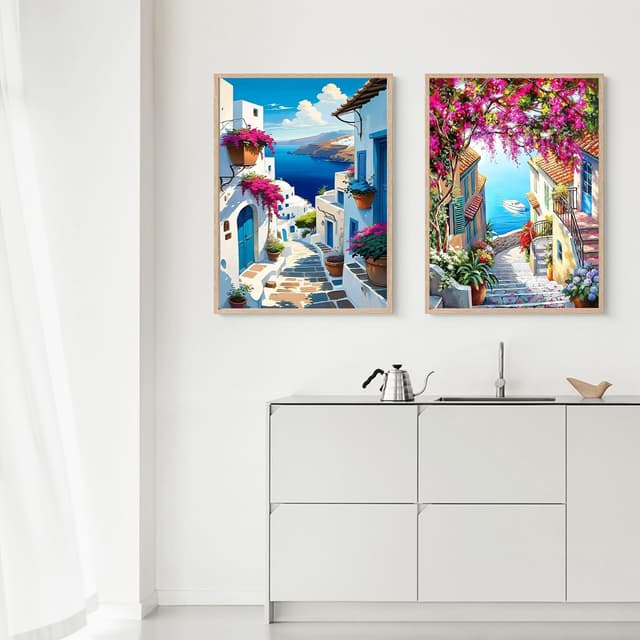 Detalle 2 de Peinture par numéros 50 x 40 cm DIY