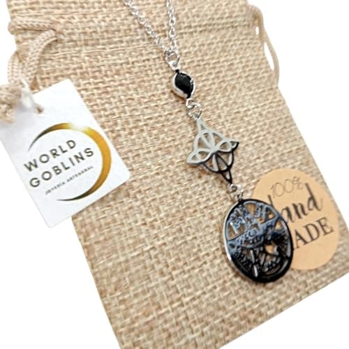 Detalle 2 de WORLD GOBLINS Collar Doble Protección Acero