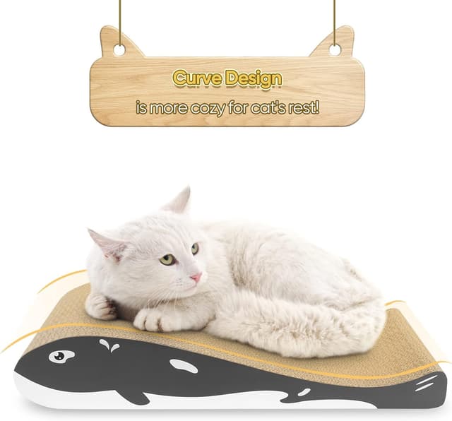 Detalle 2 de Furjoy Cat Scratcher: Cat Scratching Board 44x23x8cm