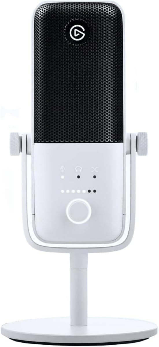 Detalle de Elgato Wave:3 White USB Condenser Microphone