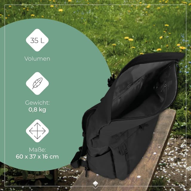 Detalle 1 de Travelite BASICS Handgepäck Rucksack 35 Liter