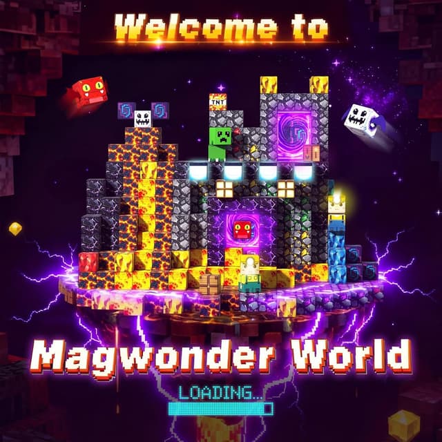 Detalle de COOLJOYA Costruzioni Magnetiche per Bambini da 150 pezzi, giochi Montessori per 3-10 anni