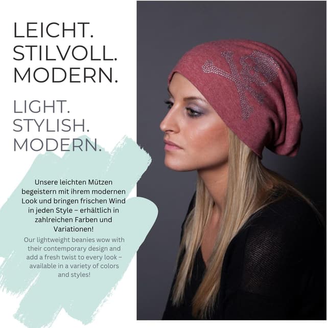 Thumbnail 5 de styleBREAKER Gorro Beanie burdeos unisex 26 cm