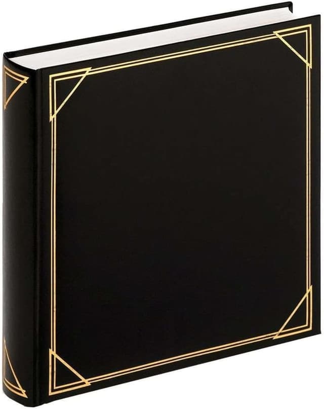 Detalle de Walther Design Album Photo Noir 30 x 30 cm Simili Cuir avec gaufrage – Album Standard MX-200-B
