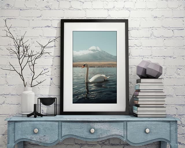 Thumbnail 6 de RUN HELIX Bilderrahmen 30x40 cm Schwarz mit Passepartout und bruchsicherem Acrylglas