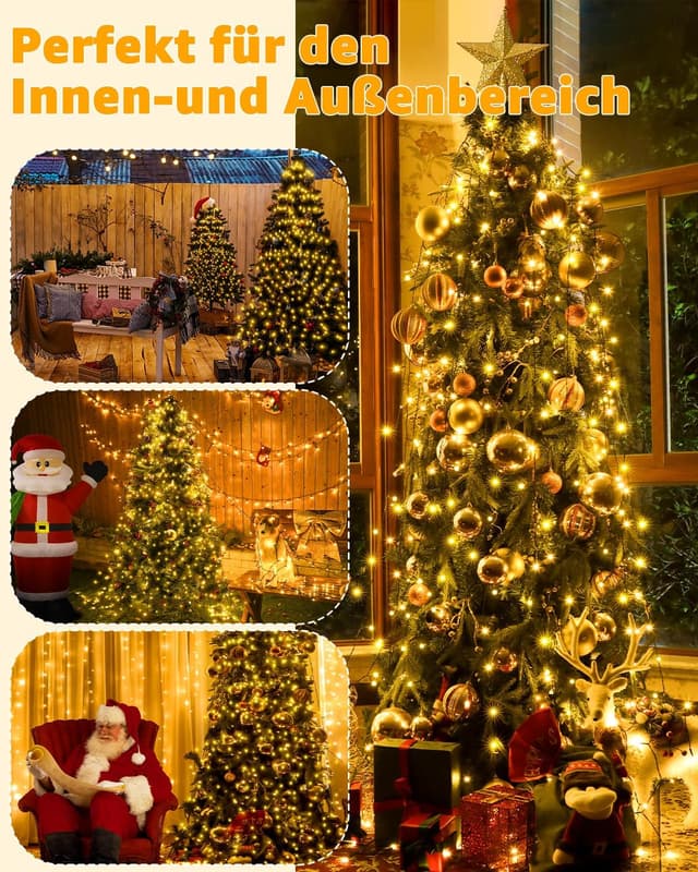 Thumbnail 6 de Ollny Guirlande lumineuse Noël 400 LED ⚡