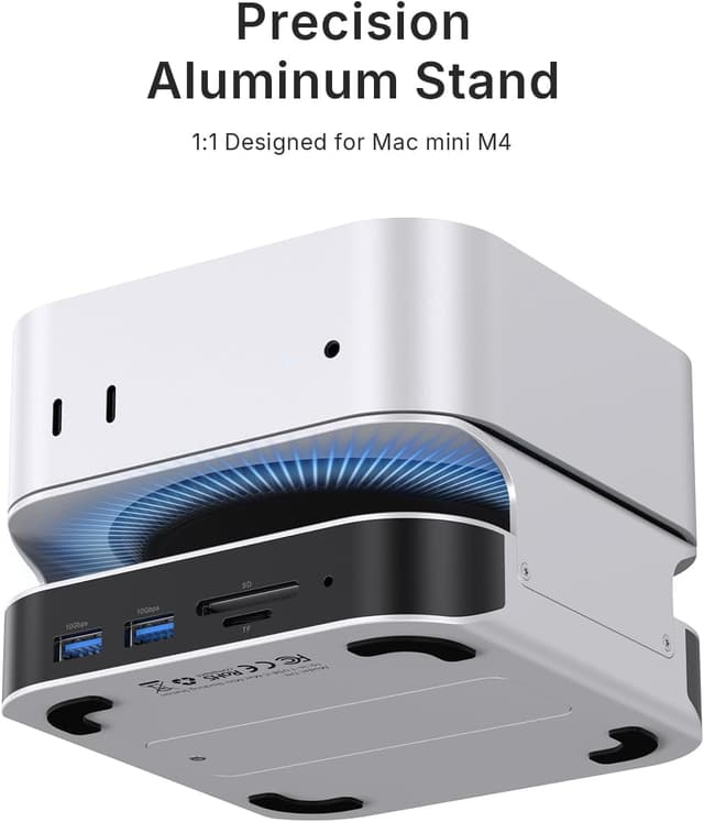 Thumbnail 5 de Vention Dock 10-in-1 per Mac Mini 240 Hz