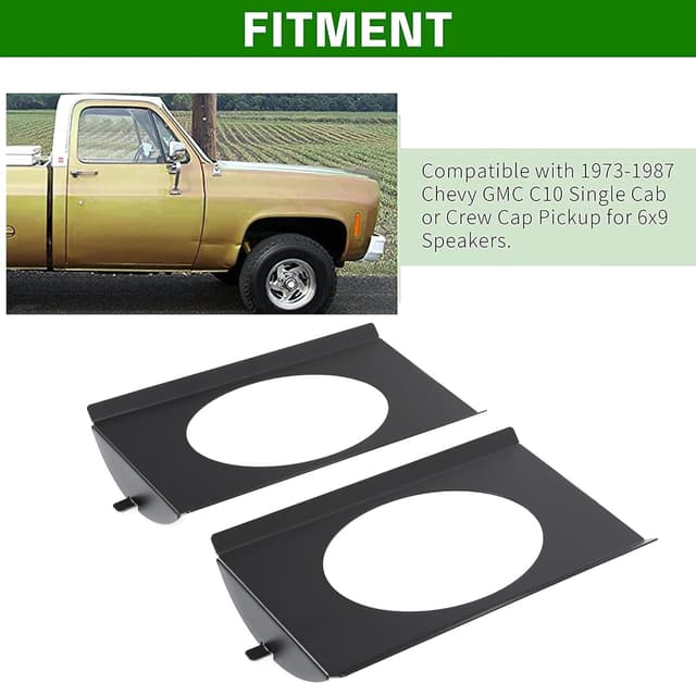 Thumbnail 1 de ECOTRIC Behind Seat Speaker Brackets 6x9