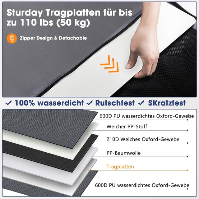 Thumbnail 4 de MIXJOY Hunde Autositz 73x56 cm