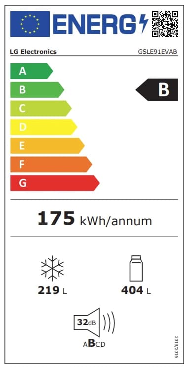 Thumbnail 11 de LG GSLE91EVAB Kühl-Gefrierkombination