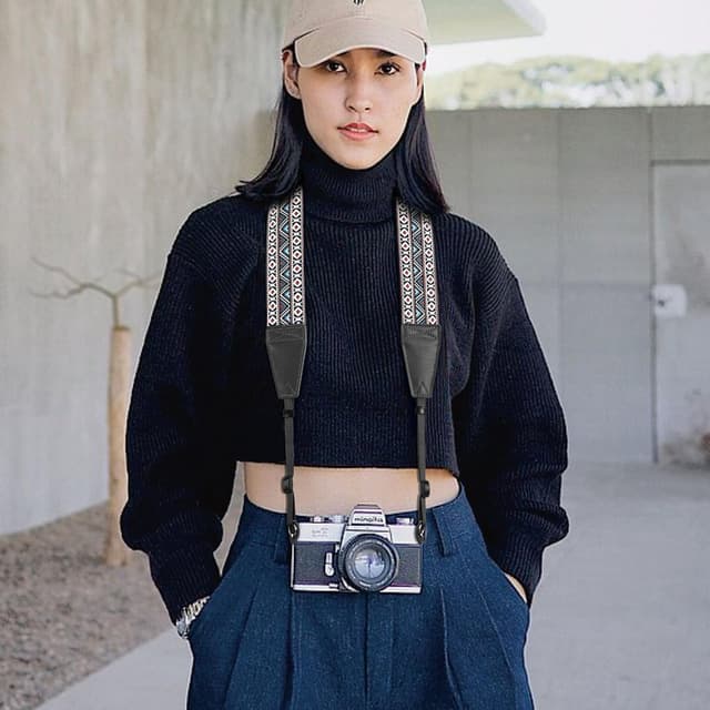 Thumbnail 4 de Padwa Lifestyle Kameragurt 5 cm Vollnarbenleder