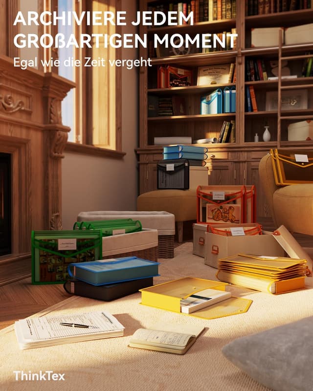 Thumbnail 5 de ThinkTex Dokumententasche A4 transparent 1000 Seiten