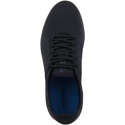 Detalle 2 de Geox U Spherica A para hombre en azul (Navy/Dk Avio), con cierre de cordones y suela de caucho