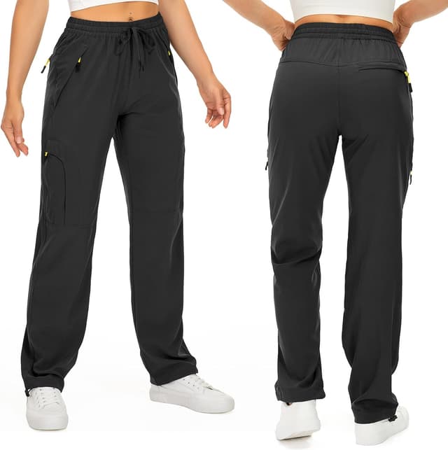 Detalle 2 de mosingle Women’s Walking Cargo Trousers – Lightweight Quick-Dry UPF 50 Hiking Pants with Zip Pockets